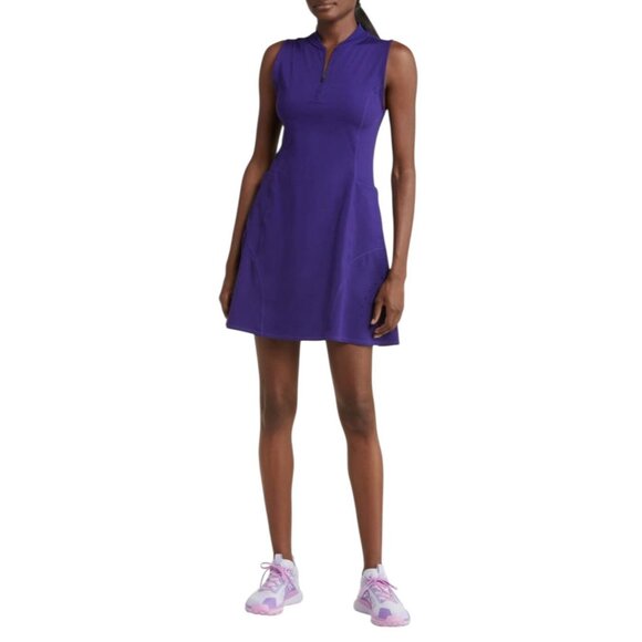 Zella Blackberry Strength Performance Court Dress SIZE-MEDIUM - Picture 2 of 6